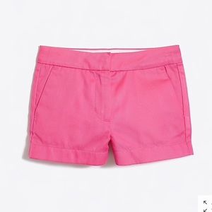 Hot pink chino shorts